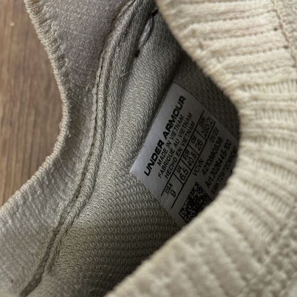 Under Armour Project Rock Shoes Womens 9 Stone Blue Sneakers Cross Training - Picture 7 of 9